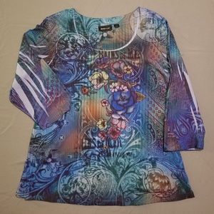 Gorgeous Colorful Avenue Stretch Top